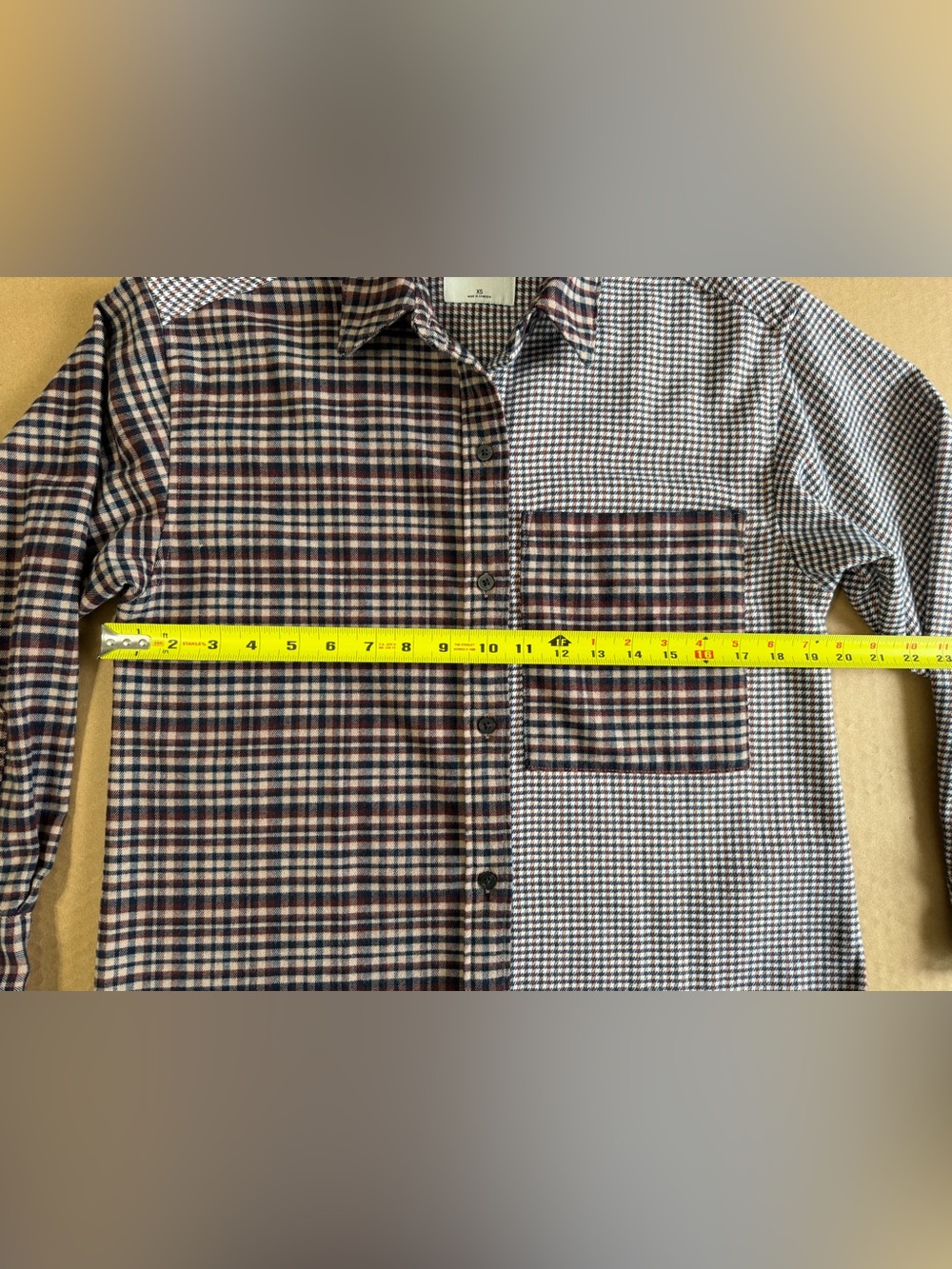 Abercrombie & Fitch Button-Up Shirt long sleeve Women’s XS Oversized Plaid - Picture 10 of 12